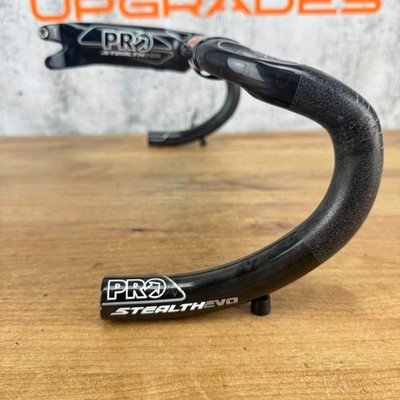 パーツ SHIMANOPRO STEALTH 440mm 120mm Low Mile! Shimano Pro Stealth Evo Carbon 44cm x 130mm Integrated