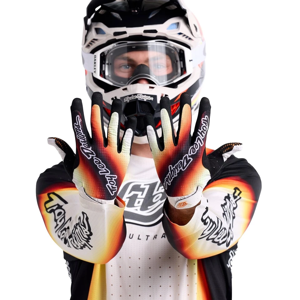 Troy Lee Designs - AIR Glove; BLURR Yellow LG Automotive - Image 3 of 4