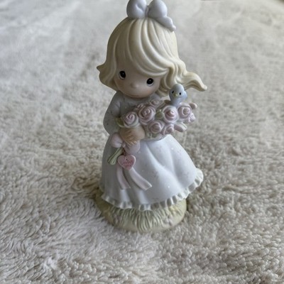 Precious Moments 1991 ''526185'' ''You Are My Happiness'' Vintage Collectible Bouqet