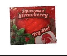 Sunny Days Jumbo Squeezy Strawberry Squishy Toy Stress Relief Sensory Fun