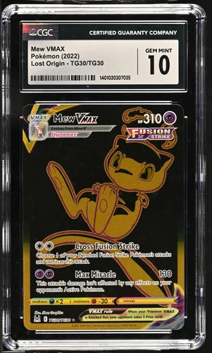 2022 Pokemon Lost Origin Mew VMAX #TG30/TG30 CGC 10 GEM MINT