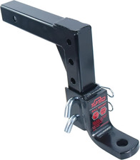 64189 Adjustabletrailer Hitch Ball Mount with 5/8 Inch Hitch Pin, 10 Inch Drop M