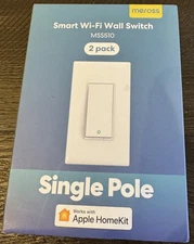 New Meross Smart Wi-Fi Wall Switch Single Pole 2 Pack