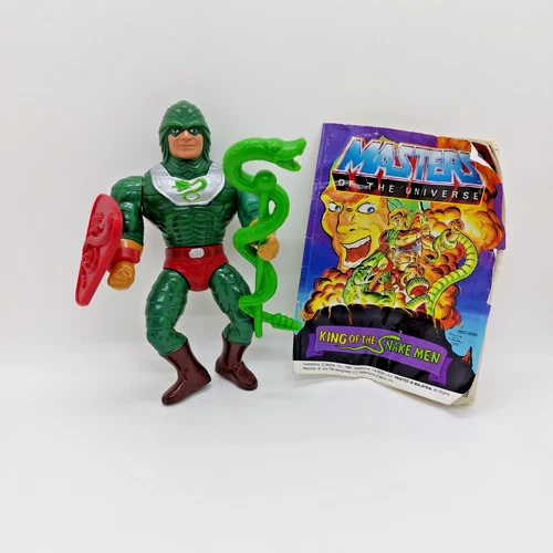 King Hiss COMPLETE He-Man Masters of the Universe MOTU 1985 Mattel Vintage