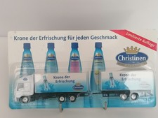 Christinen Brunnen Werbetruck 1:87 - Iveco Stralis H&auml;ngerzug - OVP