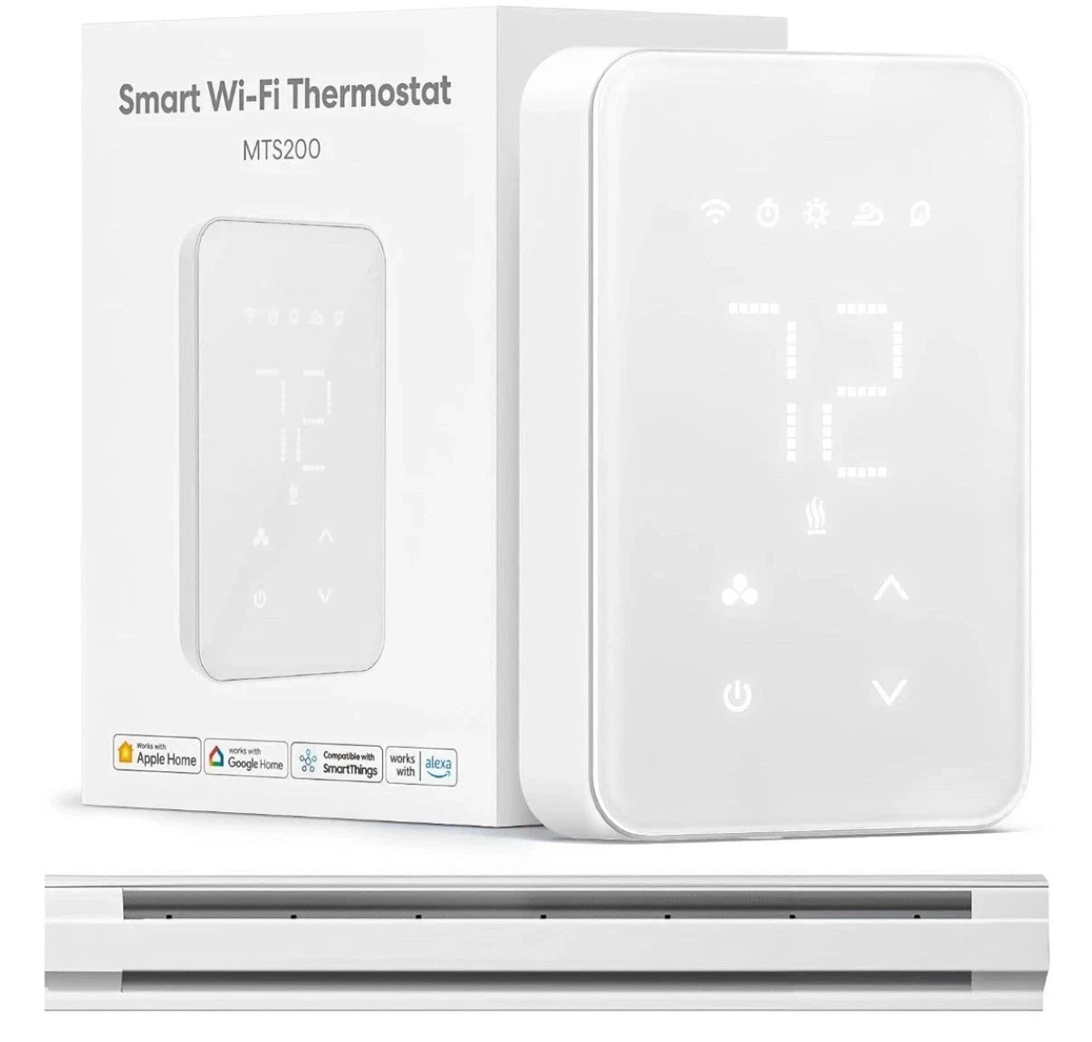 meross Smart Wi-Fi Thermostat for Electric Baseboard and in-Wall Heaters MTS200