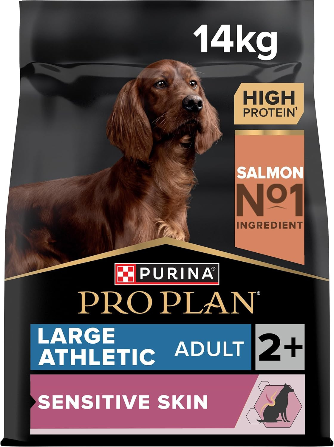 Sensitive Skin Large Athletic Crocchette per Cani Adulti Con Pesce Sacco Da 14Kg