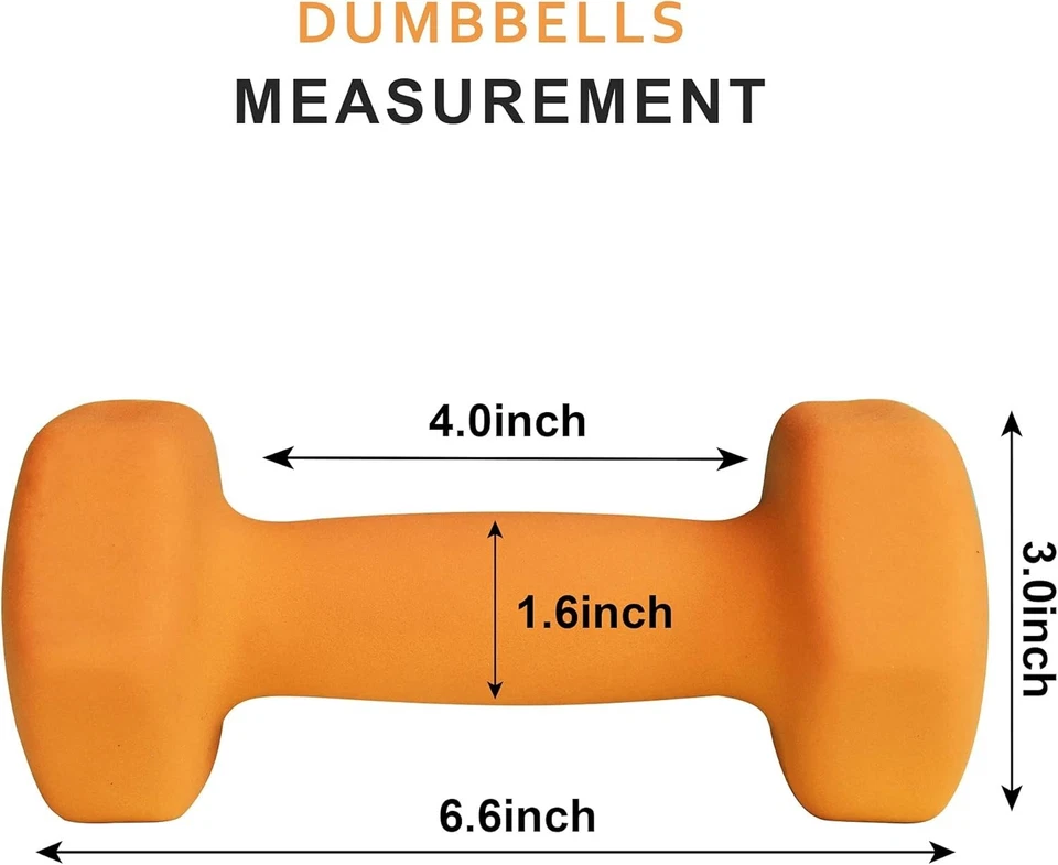无滚六边形力量训练哑铃 - 5 磅一对适用于所有健身水平 — 第 4/4 张图片