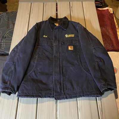 Vintage Carhartt NAPA Auto Parts Employee Jacket Men's Size Large