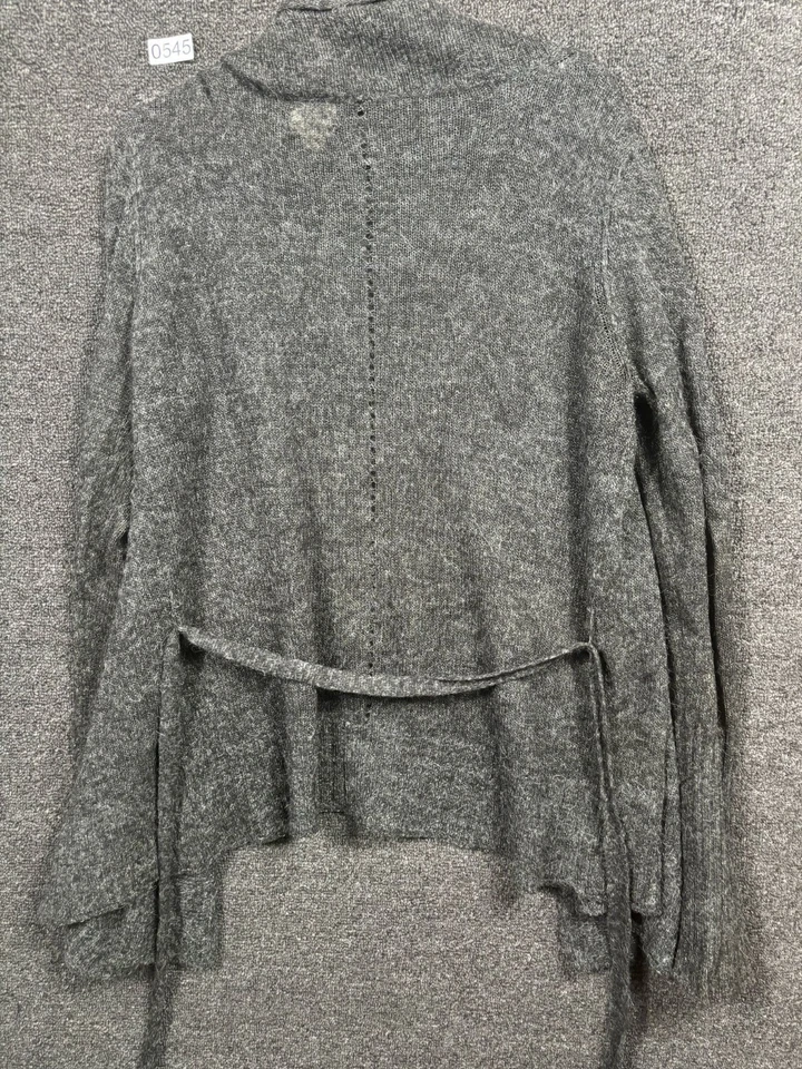 Cárdigan suéter Converse One Star alpaca frente abierto para mujer talla XL gris tejido Foto 2 de 4