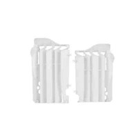 Polisport 8455800003 KüHlerabdeckungen Passend FüR Honda CRF 450 13-14 Weiss MX