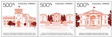 Armenia 2022 MNH** Mi 1321-3 Architecture Government National Assembly Residence