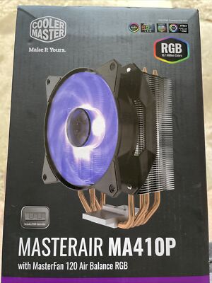 Cooler Master MasterAir MA410P RGB CPU Air Cooler ( MAM-T4PN-218PC-R1) NIB