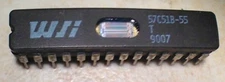 Wafer Scale 57C51B-55 57C51 128K High Speed CMOS EPROM - UV Eraseable
