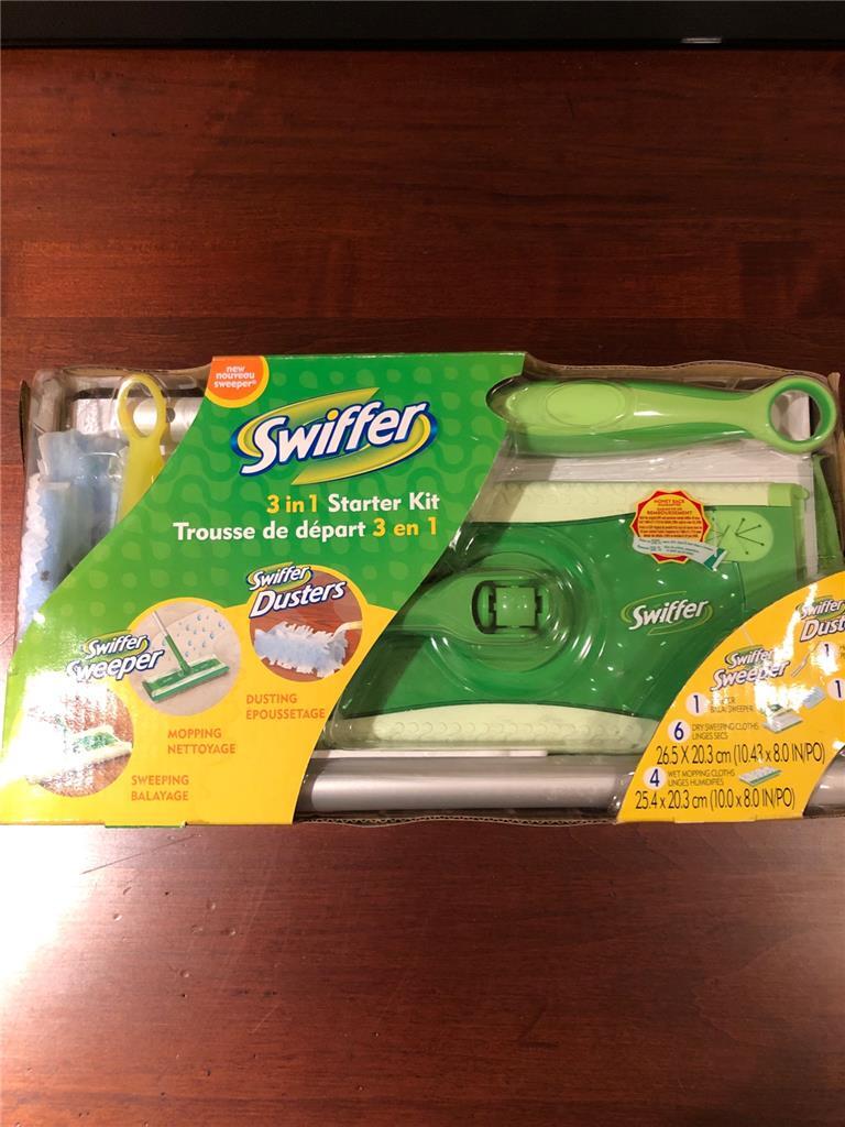 Swiffer 3 in 1 Starter Kit Sweeper/Duster NEW Discontinued eBay