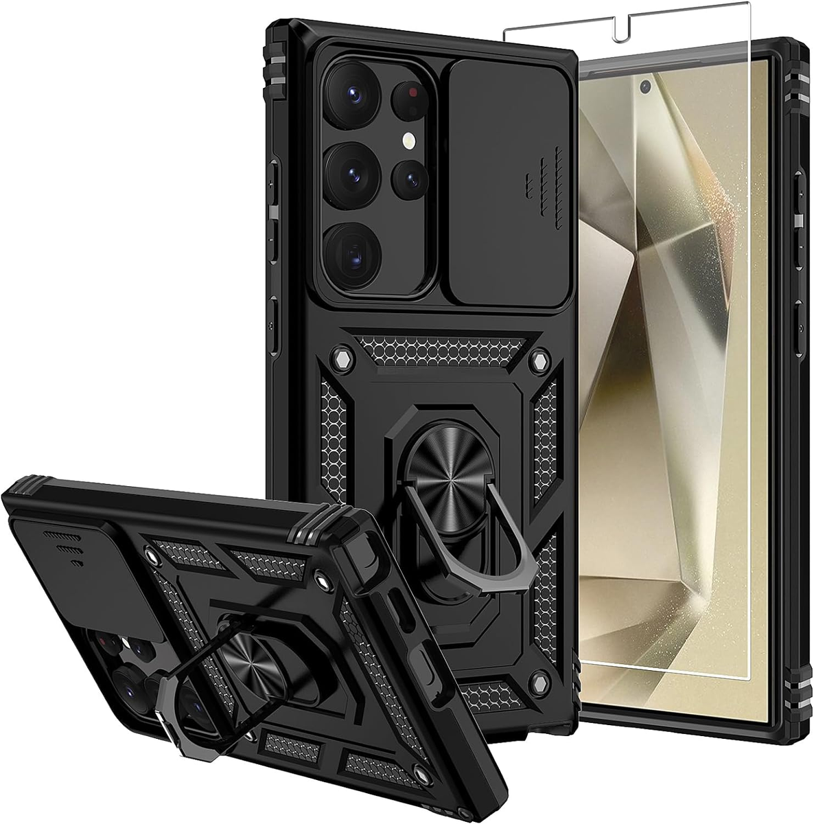 Funda Protector Grado Militar Case Cartera Estuche Para Samsung