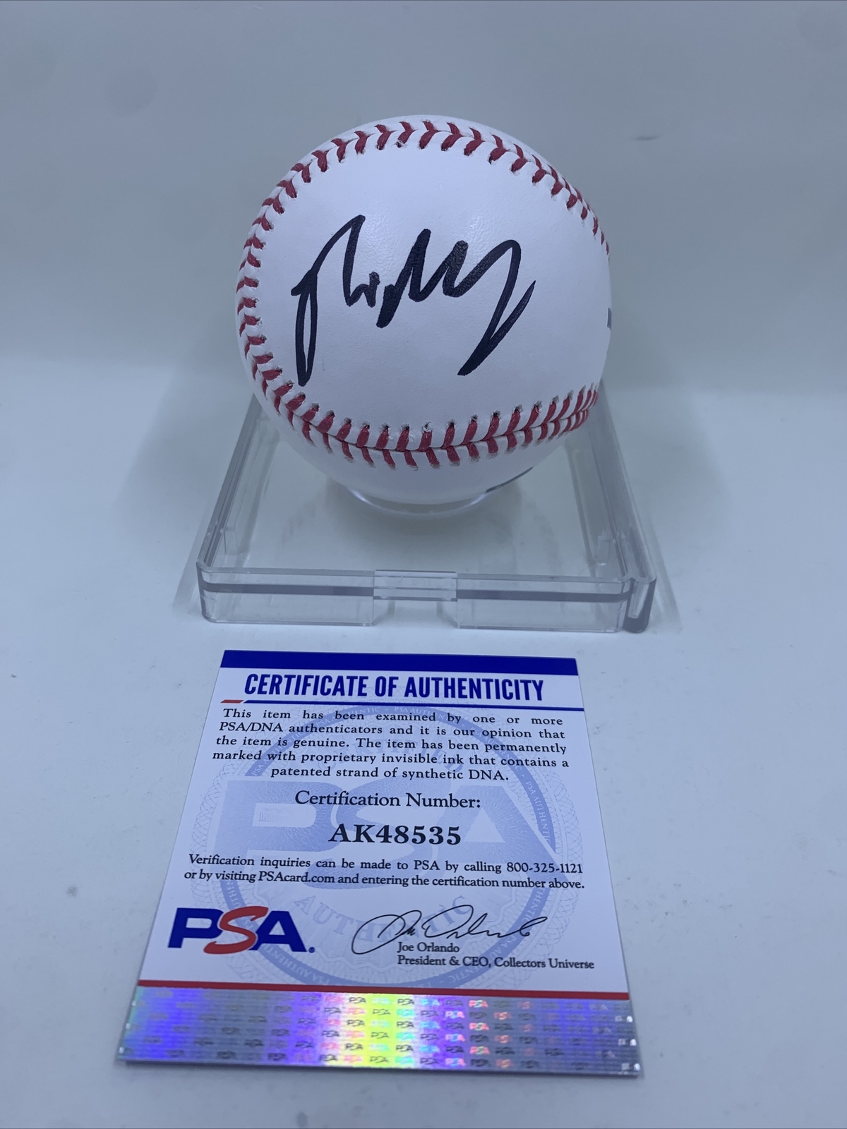 Josh Giddey Autographed Signed Oklahoma City Thunder Rawlings ROMLB Baseball PSA/DNA 