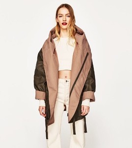 zara oversized parka