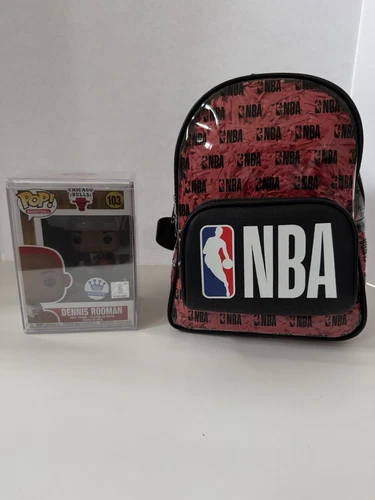 Funko Pop - Dennis Rodman With Red Hair - NBA Summer Bundle With Clear Bag
