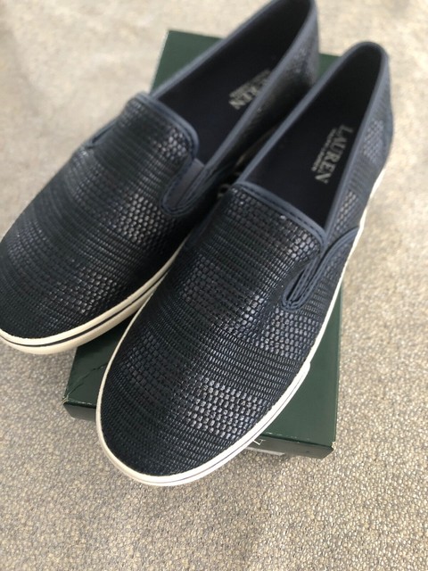 ralph lauren janis slip on sneakers