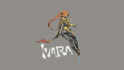 Anime warframe GAME girls simple background long Playmat Gaming Mat Desk