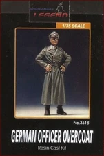 Legend Productions WWII German Officer In Overcoat 1/35 Scale Model Kit