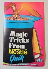 Vintage 1978 Recipe Booklet Magic Tricks from Nestle Quik Tricks & Iron-Ons NOS