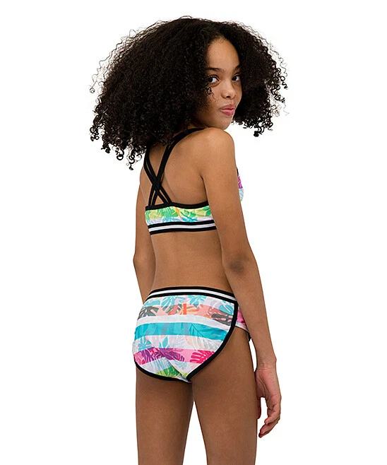 Traje de baño bikini de dos piezas Jantzen para niñas grandes, talla 7-14 Foto 4 de 4