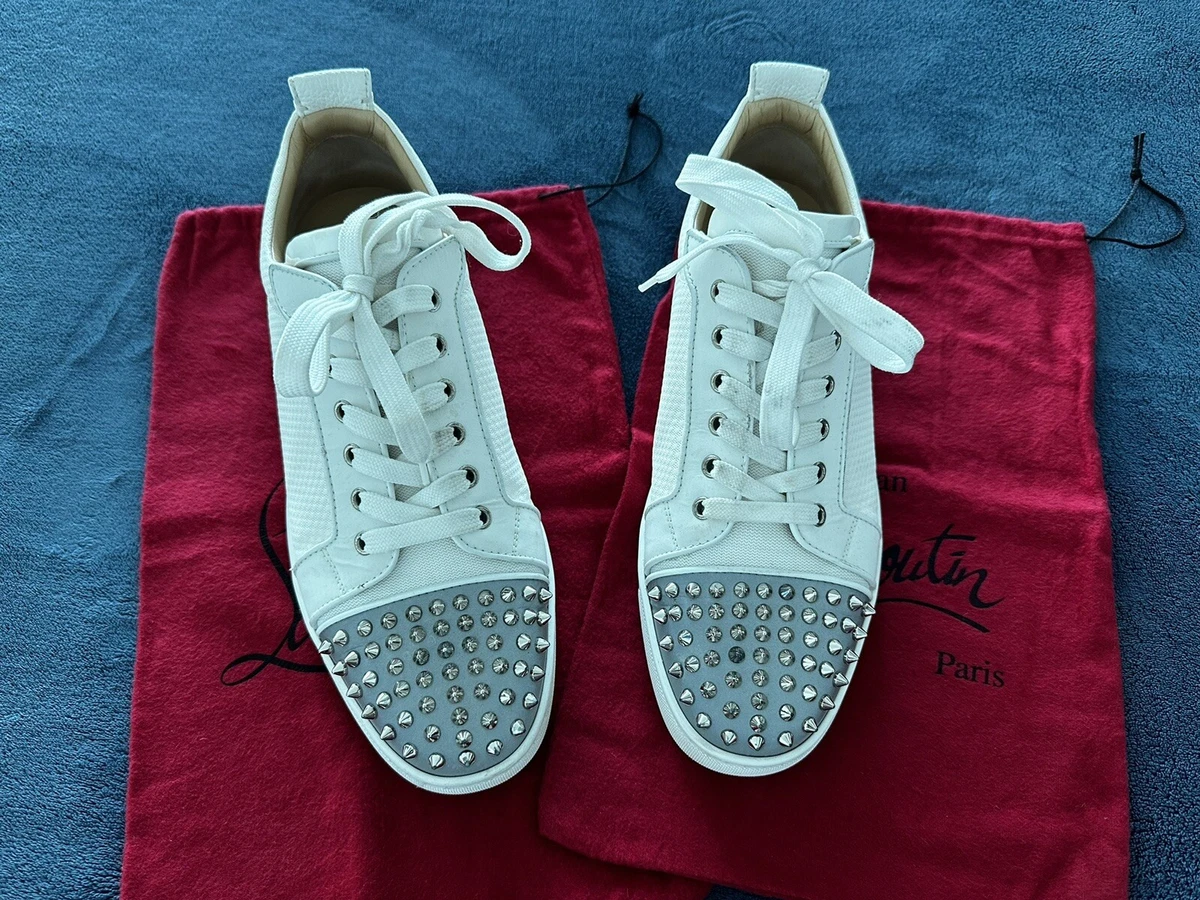 Forlænge shabby ægtefælle Christian Louboutin Orlato Low Top Men Sneakers With Spikes White 43.5 /  10.5 | eBay