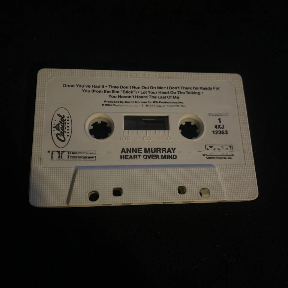 Anne Murray Cassette Tape Heart Over Mind Nobody Love Me Like You Do Time Don't - Изображение 4 из 4