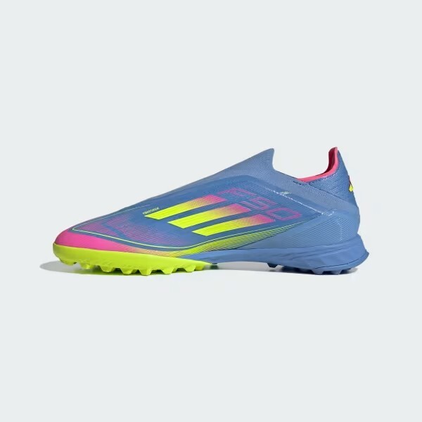 Adidas F50 Club TF Soccer Shoes Mens 8 Blue Lucid Lemon Pink IF1230 Turf Cleats Adidas F50 League TF Turf Men main image 3