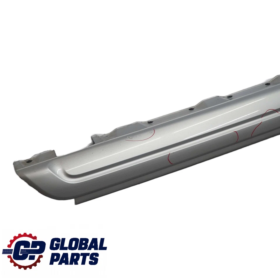 Side Skirt BMW X3 E83 M Sport Door Sill Cover Right O/S Titansilber Silver - 354 - Image 2 of 4