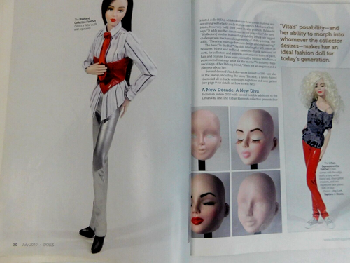 Dolls Magazine July 2010 Viva la Vita Tonner Doll Poppy Parker - Bild 4 von 5