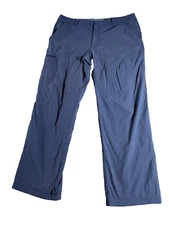 Eastern Mountain Sports Pants Men 38 x 32 Fleece Lined Nylon Gray