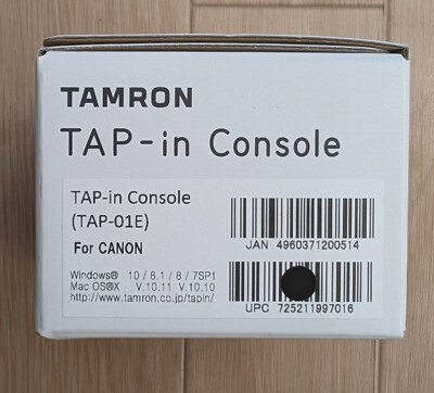 Official TAMRON Tap-in Console TAP-01 / Canon EF mount / TAP-01E / with TRACKING