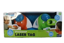 Discovery Kids Spaceship Laser Tag Infrared Blaster Game NEW Sounds Vibrations