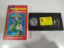 PETER PAN WALT DISNEY - VHS Tape In English Con Subtitles In English - 4T