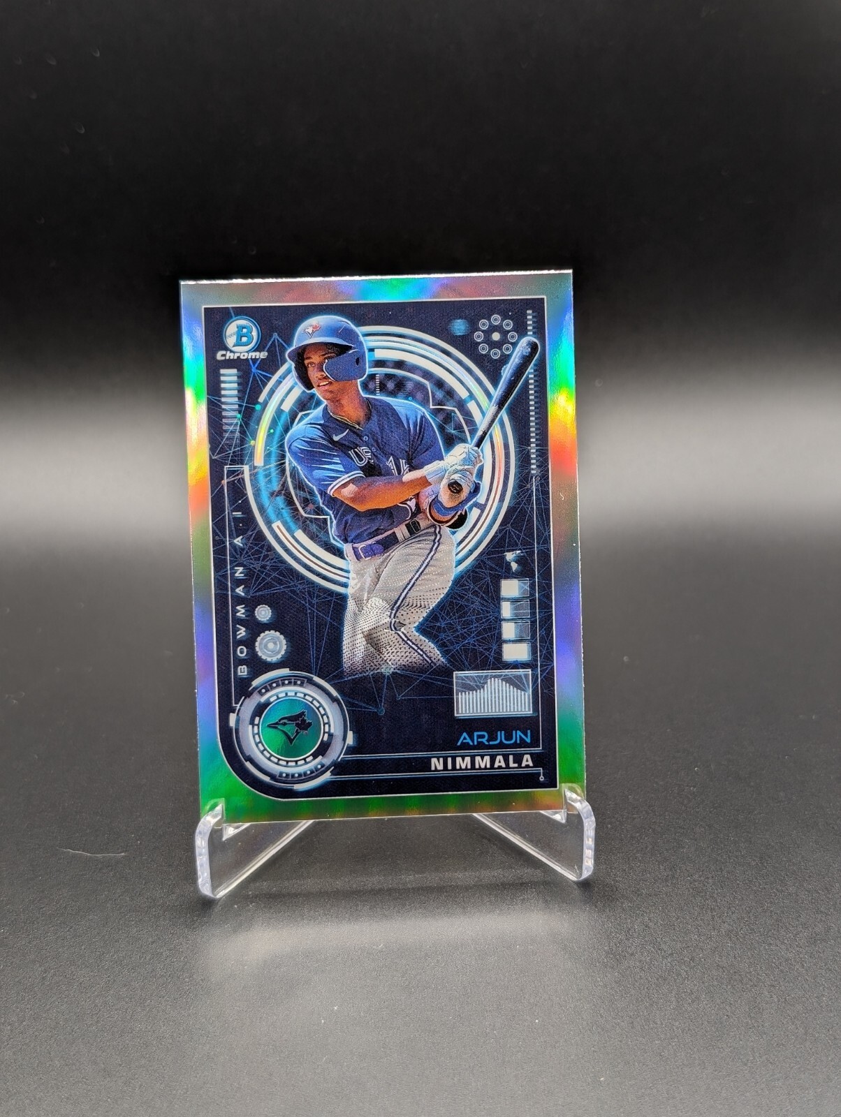 2024 Bowman Arjun Nimmala Bowman AI Insert #BAI-18 Blue Jays
