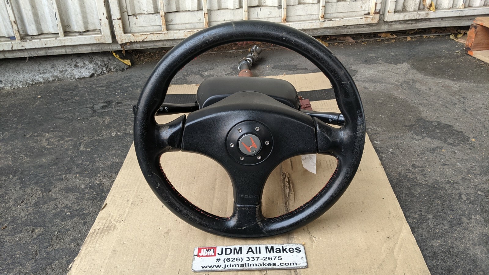 JDM Honda Integra DC2 DB8 Type R RHD steering wheel with column OEM eBay