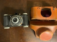 Vintage 1950s Spartus 35 F Model 400 35mm Camera With Leather Case