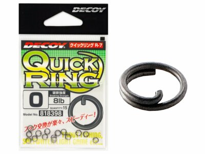 Decoy Quick Ring R-7 #0 - #1 15 Stück Wirbel 