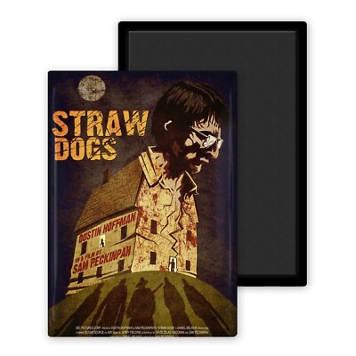 Die Strohhunde 1971 Version 5 Straw Dogs Poster Film-Magnet 54x78mm
