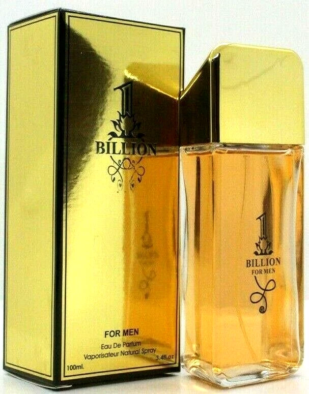 SECRET PLUS 1 BILLION EAU DE PARFUM SPRAY FOR MEN 3.4 Oz / 100 ml NEW  SEALED!