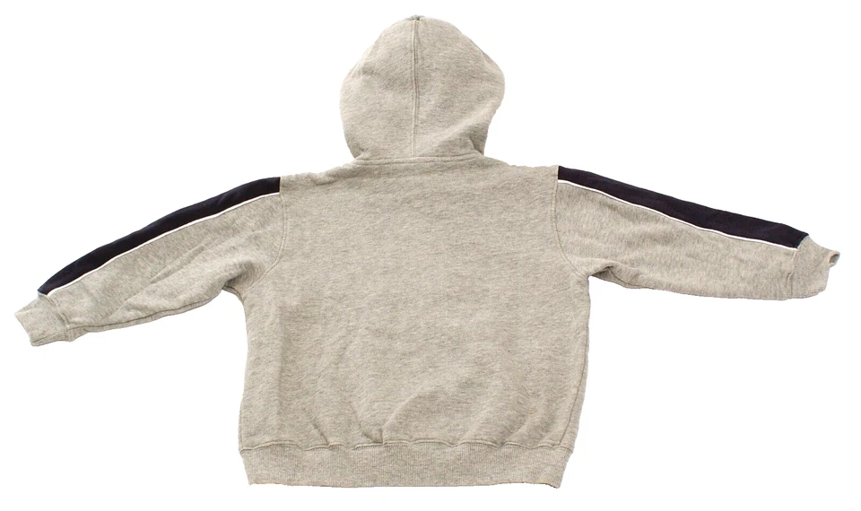 Sudadera con Capucha Gris Cremallera Completa Gymboree Niño Pequeño Talla 4 Foto 3 de 3