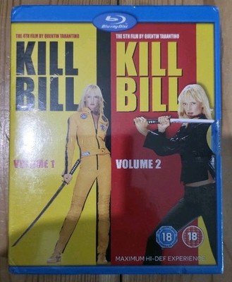 Quentin Tarantino Kill Bill: Volumes 1 And 2 [Blu-ray] NEU RARE OVP