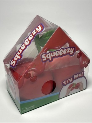 NEW Squishy Sunny Days Toymendous Cherries 5.5 Inch Squeezy Cherry Rare Viral  