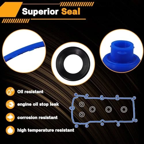 Valve Cover Gasket Set for Ford Edge Explorer 2011-2020 V6 Kit Foto 4 de 4