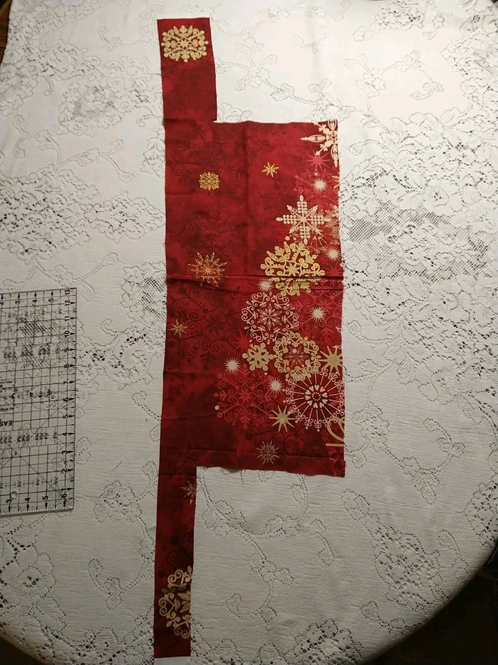 REMNANT Stonehenge Starry Night Panel Cotton Northcott Deborah Edwards Red Gold - Image 2 of 3