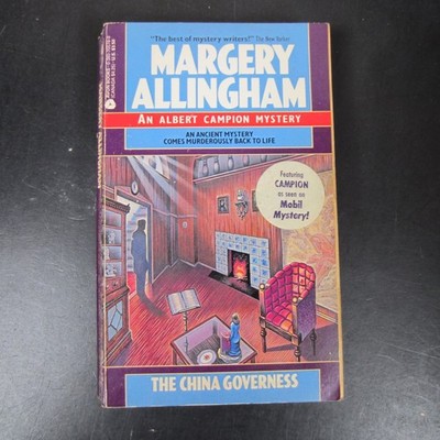 The China Governess Margery Allingham 1990 Albert Campion Mystery Avon Books PB