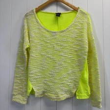 Rue 21 Womens Y2K Dopamine Preppy Neon Comfy Top Size M Casual Athleisure Active